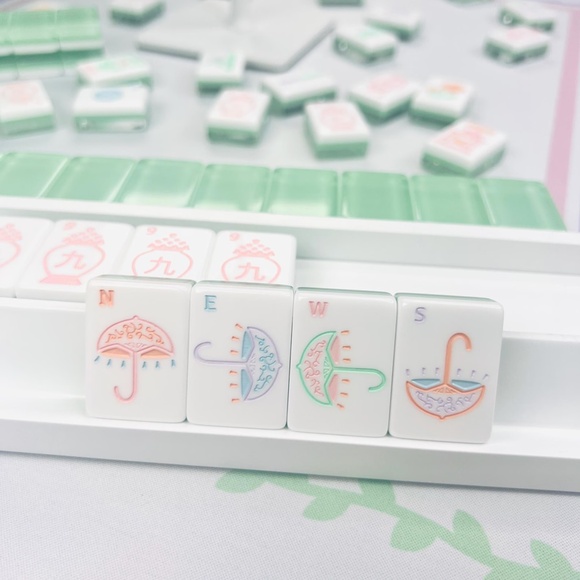 Bam! Let's Mahjong Garden Party Tiles and Mat - Picture 6 of 9